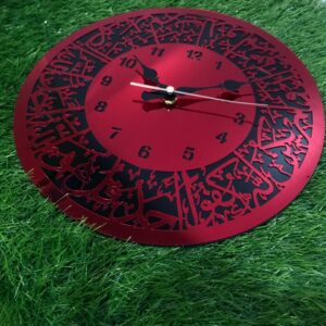 Surah e Ikhlas Mirror Wall Clock - Image 2