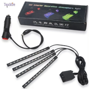 1set Car Rgb 48led Strip 5050smd 12w Decorative Auto Atmosphere Pathway Interior Ambient( Bluetooth Light) - Image 5