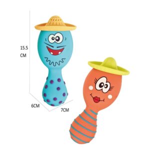 Huiye Child Shake Fun Toy Hand Baby Rattle And Shake Musical Toy Rattle For Kids ( 2PCS SET) - Image 4