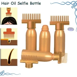 Hair Oil Applicator Bottle, Root oiling Comb bottle for Hair Coloring, Shampoo, Oiling, Dye, and Scalp Treatment for home & commercial (Empty Bottle) - Image 1