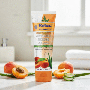 Relax Apricot Scrub ? Original Quality Exfoliating Face Scrub for Deep Cleansing, Smooth, Clear & Naturally Radiant Skin (150ml) - Image 3