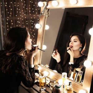 Vanity Mirror Lights - USB Vanity Lights Makeup Lighting 10 Dimmable Light Bulbs - Hollywood Style LED Vanity Mirror Lights Kit for Makeup - Table Bathroom Dressing Room