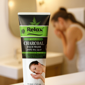 Relax Charcoal Face Wash ? Deep Cleansing Oil Control & Impurity Remover (150ml, Original) - Image 3