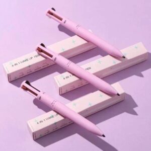 Eye ShadowLiner Combination 4 In 1 Makeup Pen Multifunctional Cosmetics Ballpoint Pens Waterproof Eyeliner Eyebrow Pencil Long lasting Highlighter Stick - Image 2