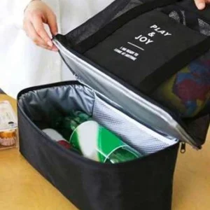 Hanging Travel Outdoor Picnic Cool Bag Organizer (random color) - Image 3