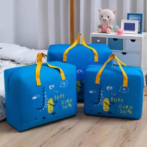 Storage Bags Cartoon Pattern Double Zipper 120 GSM ( random color ) - Image 1