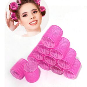 Magic Hair Roller Self-Grip Holding Rollers Hairdressing Curlers Hair Design Sticky Cling Style (12 Pcs) (random color) - Image 2