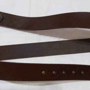 Buffalo Brown Plane Leather Belt - Image 1