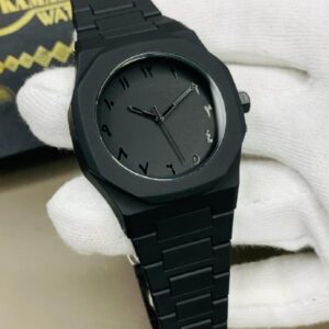 Luxury Full Black Aura Watch ? Minimalist Stylish Design | Durable & Elegant Wrist Watch with Stylish Box - Image 3