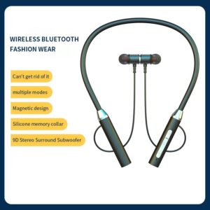 Universal Neckband ? Wireless Bluetooth Earphones | Long Battery Backup | Random Color - Image 1