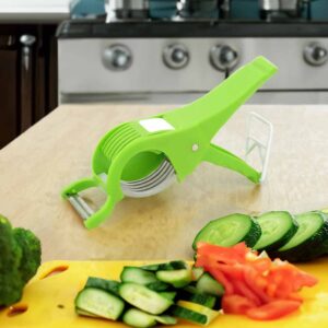 Multi Veg Cutter ? 5 Blade Vegetable & Fruit Cutter and Slicer | Easy Kitchen Tool - Image 1