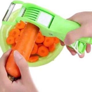 Multi Veg Cutter ? 5 Blade Vegetable & Fruit Cutter And Slicer | Easy Kitchen Tool - Image 1