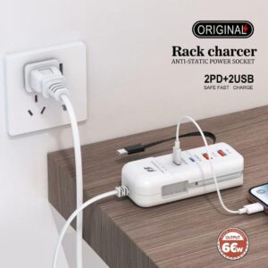 PD 66W USB Fast Charger with Type-C Cable ? 5.1A High-Speed Charging Adapter - Image 3