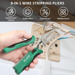 8-In-1 Wire Stripper & Voltage Tester ? Multi-Purpose Electrical Tool For Professionals, Home Tool - Image 3
