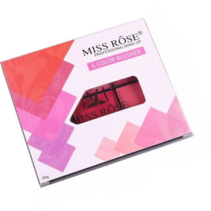 Miss Rose 6-Color Makeup Blush Powder Palette ? Long-Lasting, Smooth & Blendable Shades for Natural Glow and Professional Finish - Image 4