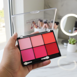 Miss Rose 6-Color Makeup Blush Powder Palette ? Long-Lasting, Smooth & Blendable Shades for Natural Glow and Professional Finish - Image 1