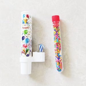 Musical Sprinkle Popper Cake Topper ? Surprise Party Decoration