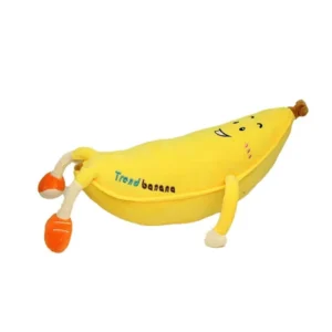 Banana Plush Toy | Soft Stuff Trend Banana Mood Plush Pillow - Image 2