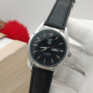 Carrera Calibre 5 - Luxury Swiss Watch With Leather Strap Mens Watch Wrist Watch | Best Quality Men Watch | Best Quality Analog Watch For Men - Without Box - Image 2