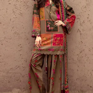 Trendy All-Over Digital Print Swiss Lawn 3 Piece Unstitched Dress with Soft Chiffon Dupatta ? Lawn Collection 2026