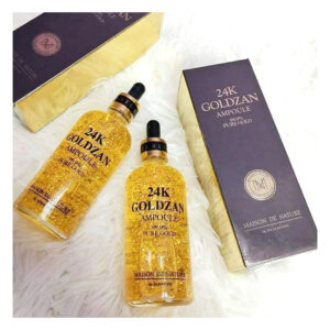 24k GOLDZAN AMPOULE Whitening Serum nourish the skin, soft, moisturized 100ml - Image 1