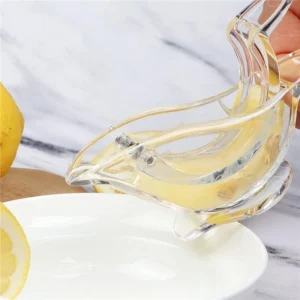 Manual Lemon Clip Portable Clear Fruit Juicer Bird Lemon Slice Squeezer Home Kitchen Bar Hand Gadget - Image 3