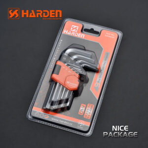 Harden 9Pcs Medium Hex Key Wrench - Image 3