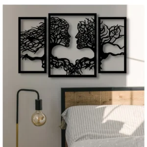 Tree of Life Our Roots Wooden Wall Decoration Gift Ideas 3 Pieces Modern Woman Man Home Decor Office Living Room Bedroom Kitchen Encanto Poster New Nordic Style Art Stylish Ornament Painting Souvenirs - Image 2