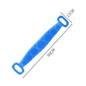 (100 Pcs) Double Side Towel Bath Scrubber (Random Color) - Image 1