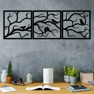 Flowers And Birds Wall Decoration, Wall Art, Scene Decoration, Room Decoration, Suitable For Home Living Room Bedroom Kitchen Indoor And Outdoor Walls - Image 4