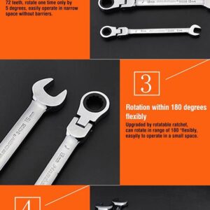 Fixed Ratchet Combination Wrench - Image 2