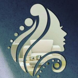 Wall Mirror Frameless Face Design Makeup Mirror - Image 3