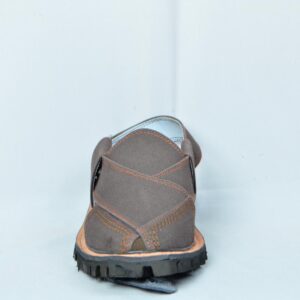 PESHAWARI HANDMADE SABUR GENTS SANDALS (Dark Grey) - Image 1
