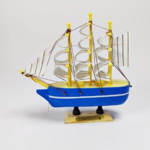 Wooden Sailing Boats Ship Model | Handcrafted Boat Home Decoration - Image 2