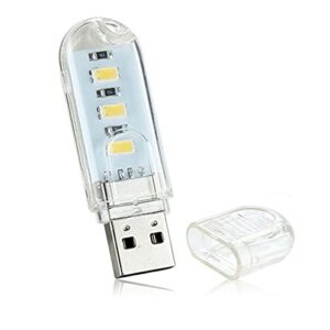 Mini Portable USB LED Book Light (Random Light Color) - Image 2