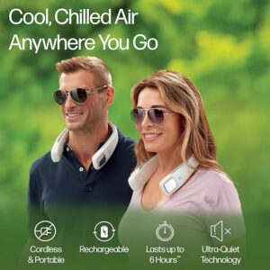 Wearable 3-Speed Neck Cooler, Small Fan for Outdoor & Indoor Use, USB-Rechargeable Fan(random color ) - Image 3