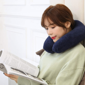 Imported U Shaped Pillows for Sleeping - Portable Travel Neck Pillows for Adults - Neck Pillow for Flight, Car & Home - Random Color ( Multi Design) - Image 2