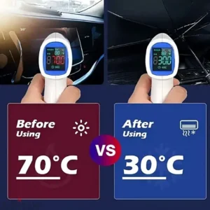 Car Umbrella Sunshade Car Windshield Sun Shade Umbrella, Sun Visor Protector, Foldable Front Window Sunshade Umbrella, Heat Insulation Protection - Image 3