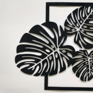 Leafs wall art  Wall hanging MDF wood Material - Image 1