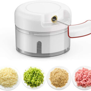 Mini Chopper Hand-power Food Chopper Mincer Mixer Blender - Image 1