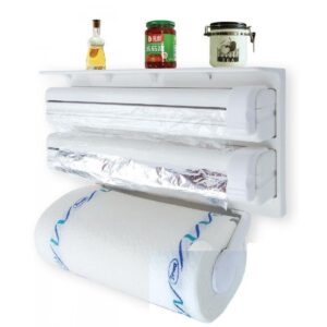 Wall Mount Tissue Paper Dispenser - Triple Paper Roll Dispenser Towel Holder - Image 5