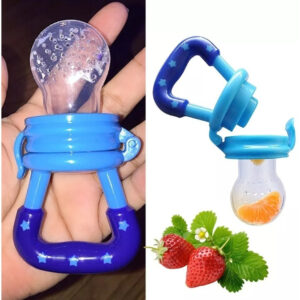 Food Pacifier + Feeder Spoon/ Fresh Fruit Food Baby , Feeding Safe Fruit Feeder (random color) - Image 3