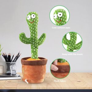 Dancing Cactus Toy, Talking Tree Cactus Plush Toy - Image 4