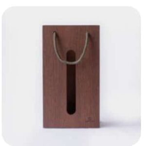 Wooden Wall Hanging Tissue Box (Random Color) - Image 1