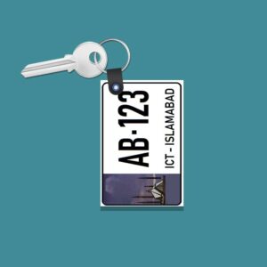 Customized Name Plate KeyChain - Image 3