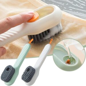 Multi-purpose Shoe Brush Soft Bristle Automatic Liquid Long Handle Cleaning Brush Clothes Board Brush Household Cleaning Tools(random color) - Image 3
