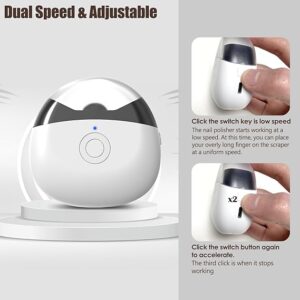 Electric Automatic Nail Clipper,Electric Baby Nail Clippers with Light,Rechargeable Nail Clippers with Catcher, (Random Color) - Image 5