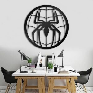 SPIDER FROM SPIDER-MAN WOODEN WALL DECORATION - Image 1