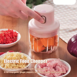 (60 Pcs Ctn) Electric Mini Grinder Food Chopper Combo Set - 1 Machine 2 Bottle - Image 1