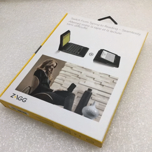 ZAGG Slim Folio Bluetooth Wireless Backlit Keyboard for Tablet X8.3 inch - Black - Image 4